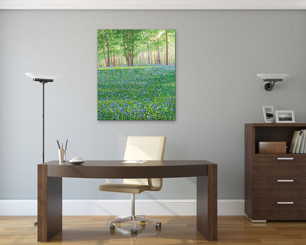 Bluebell Woods II limited edition print.