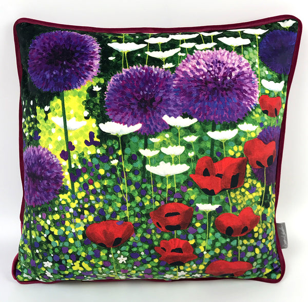 Summer Flower Garden Cushion