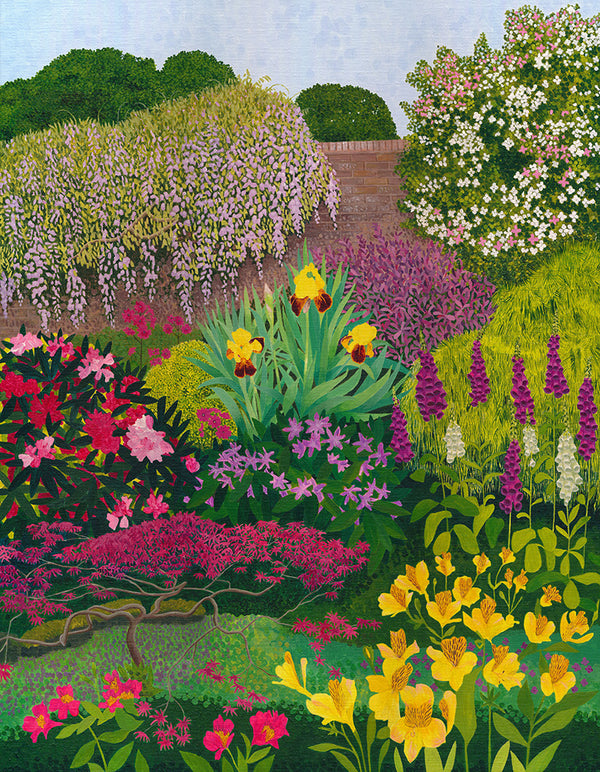 Summer Walled Garden limited edition print