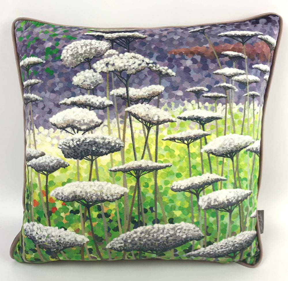 Frost on Seed heads Cushion