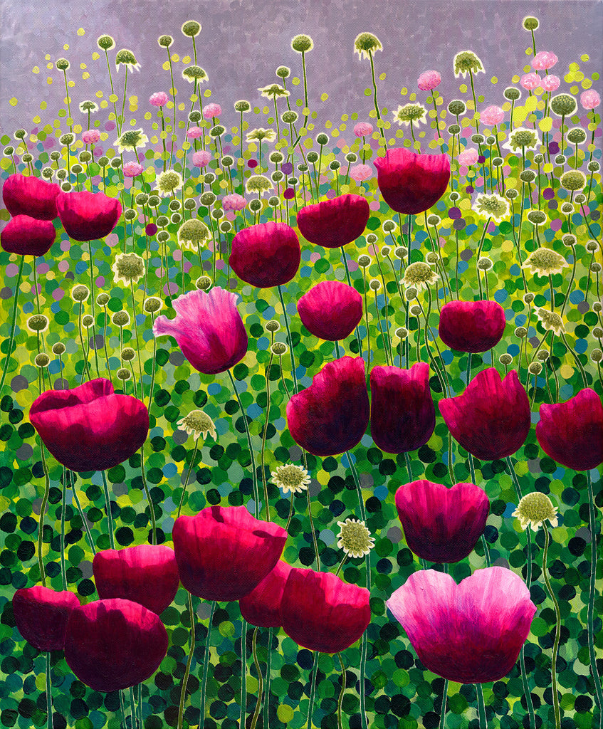 Pink Poppies limited edition print