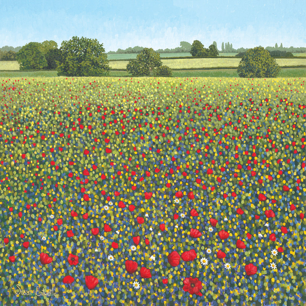 Poppy Fields card