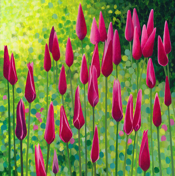 Peppermintstick Tulips limited edition print