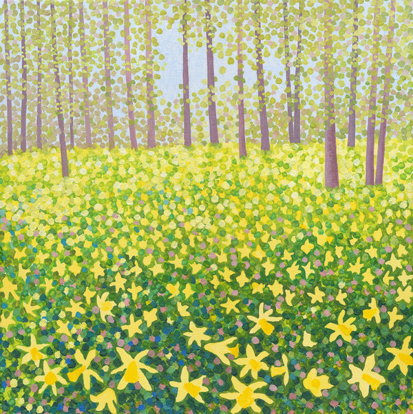 Woodland Daffodils card -  AC10093