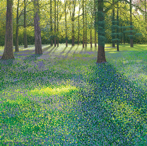 Bluebells at Wisley card